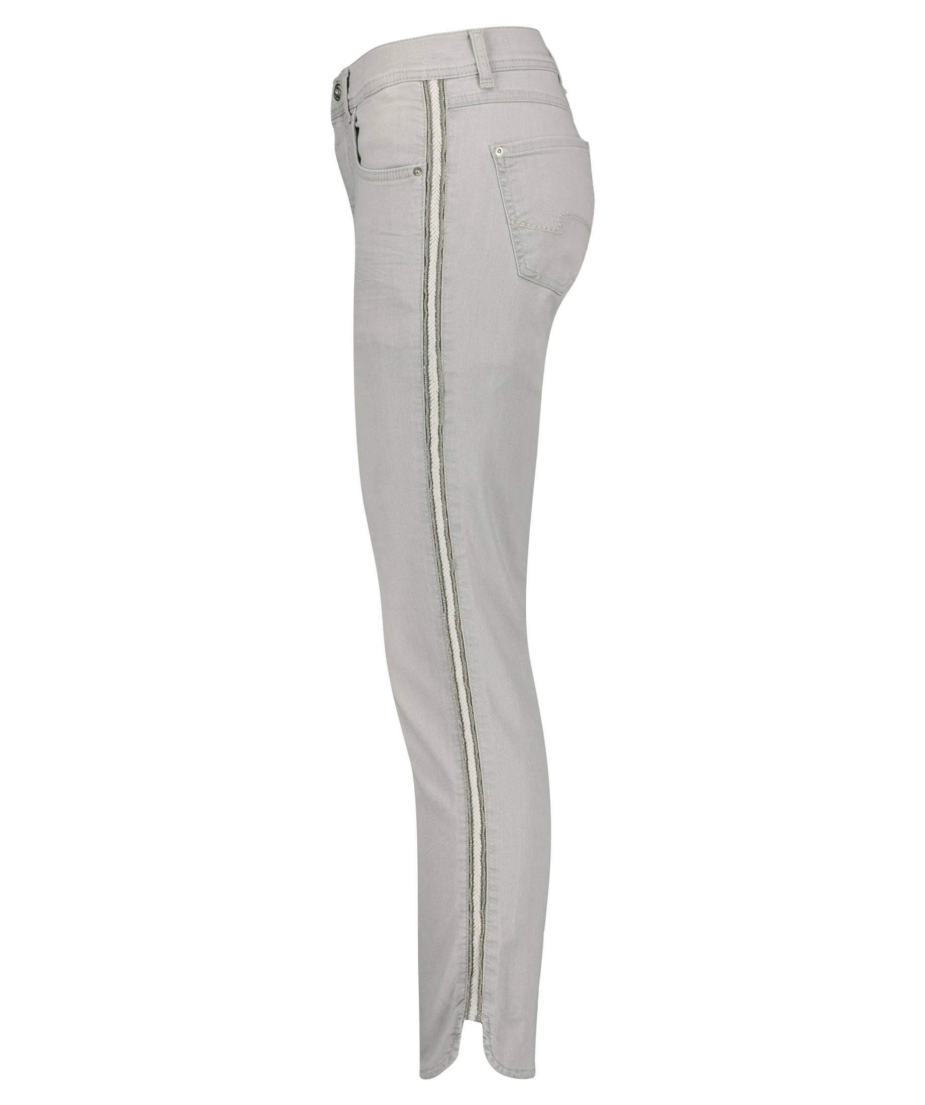 5-Pocket-Jeans ANGELS regular grau (1-tlg)