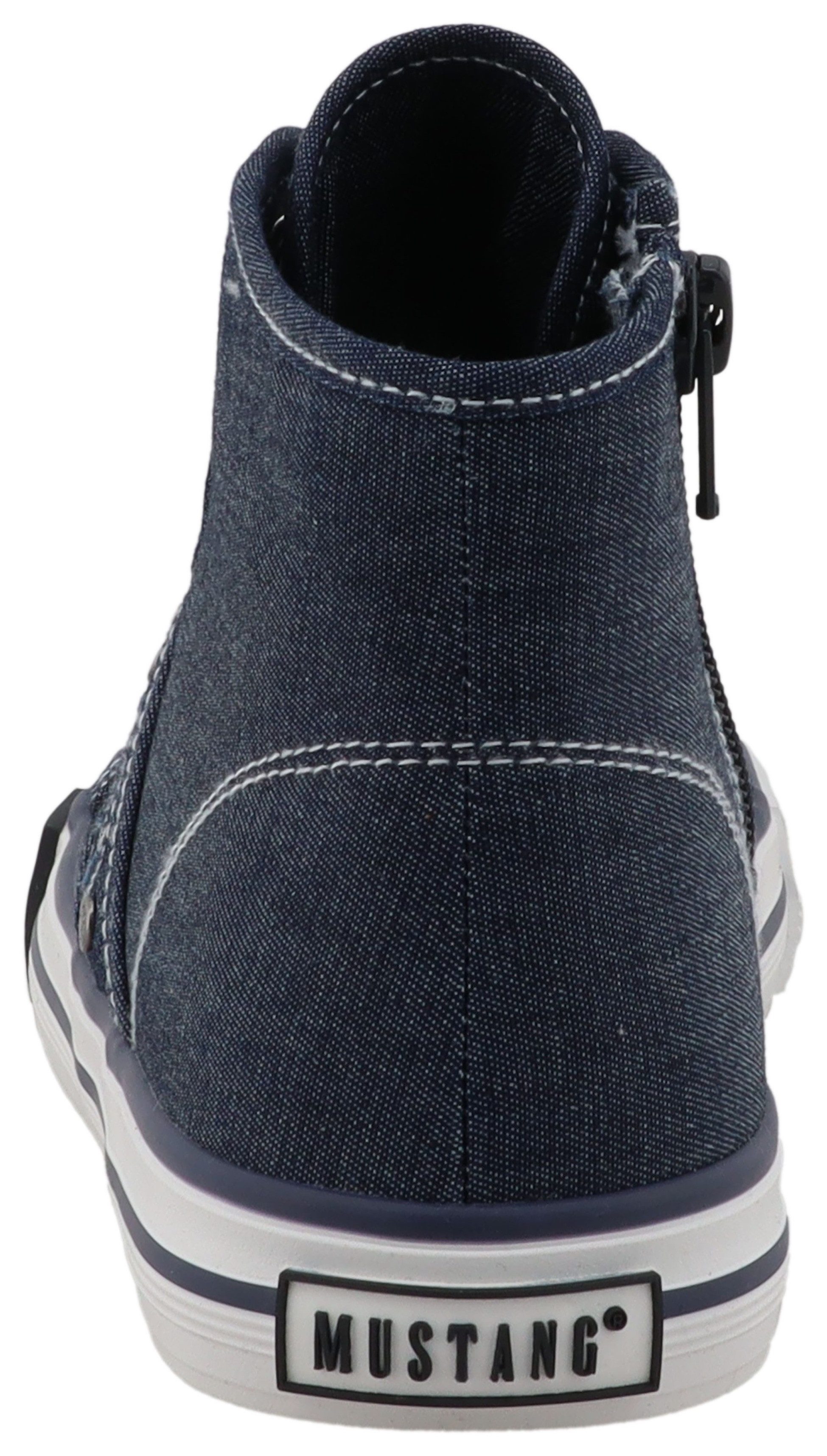 Mustang Shoes Gaspare Sneaker Freizeitschuh, Schnürboots, High Top-Sneaker mit Nieten