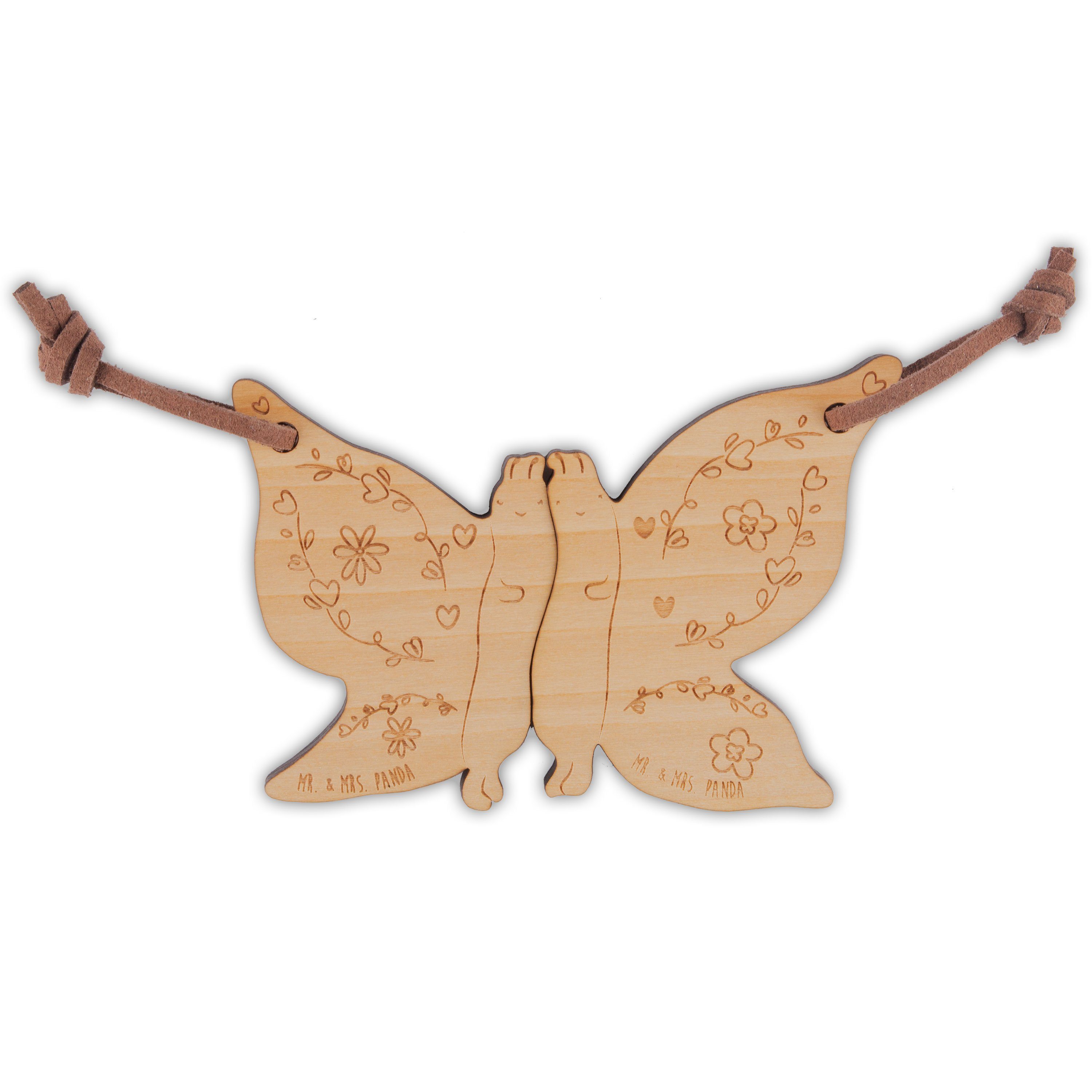 Mr. & Mrs. (1-tlg) - Geschenk, Schmetterling verliebt Schlüsselanhänger Schlüsselanhänger, Panda Schlüsselanhäng