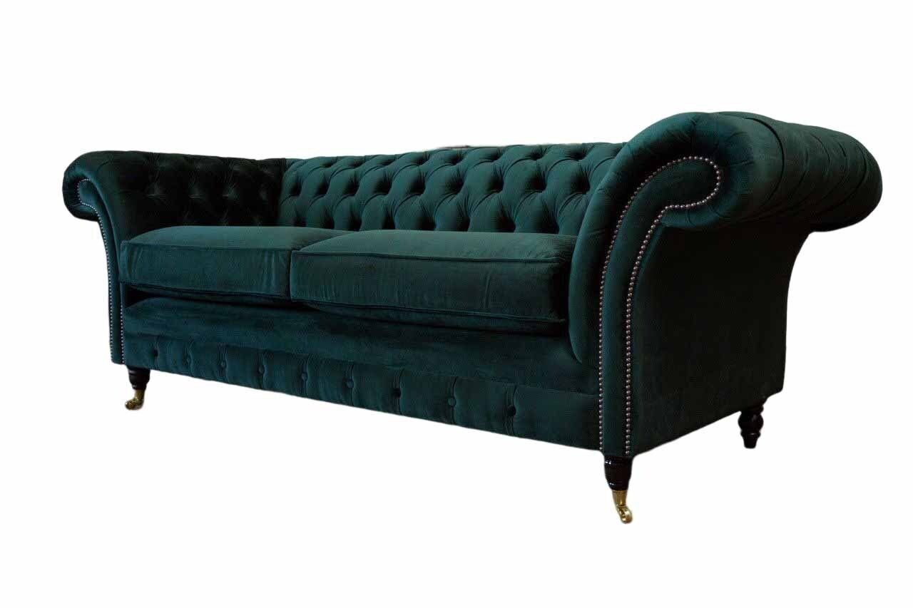 Europe Sitzer Made JVmoebel Textil 3 Dreisitzer Couchen Chesterfield Couch, Sofa In Sofa Polster