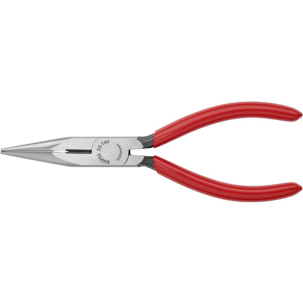 Knipex Flachzange Flachrundzange mit Schneide (Radiozange 25 01 160