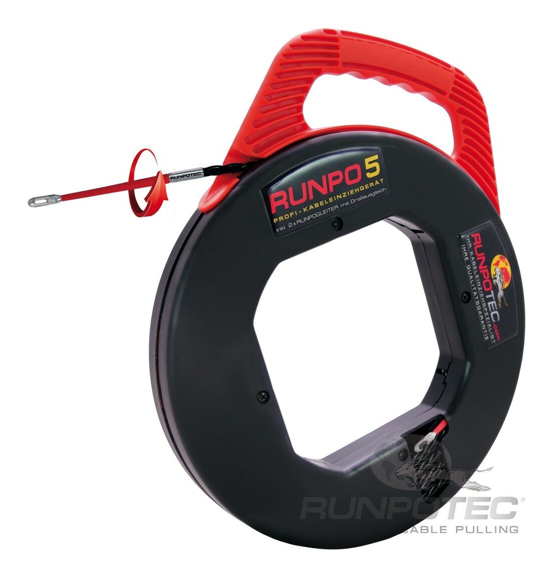 RUNPOTEC Montagewerkzeug, L: 3000 cm, Kabeleinziehgerät 30m RUNPO 5