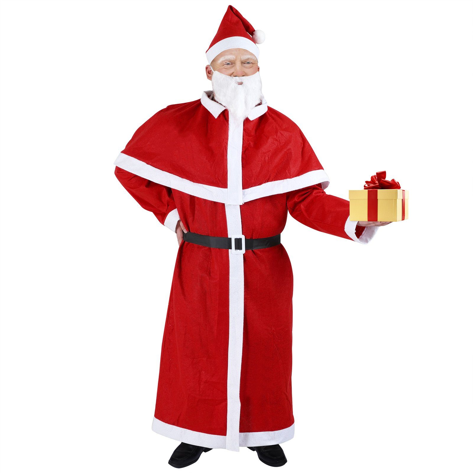 Weihnachtsmann Herren Kostüm Rot