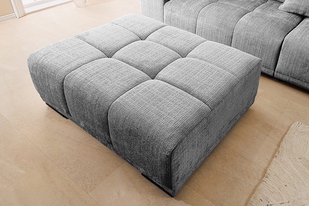 riess-ambiente Fußhocker ELEGANCIA 110cm grau · günstig online kaufen