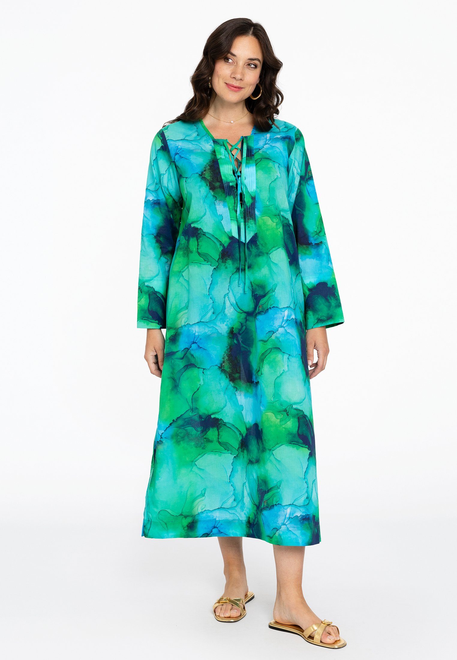 YOEK A-Linien-Kleid Damen Kleid Große Größen günstig online kaufen