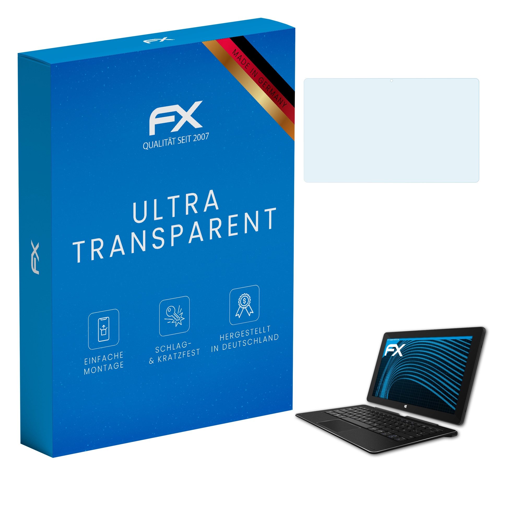 Schutzfolie Displayschutz für Trekstor SurfTab Twin 11.6