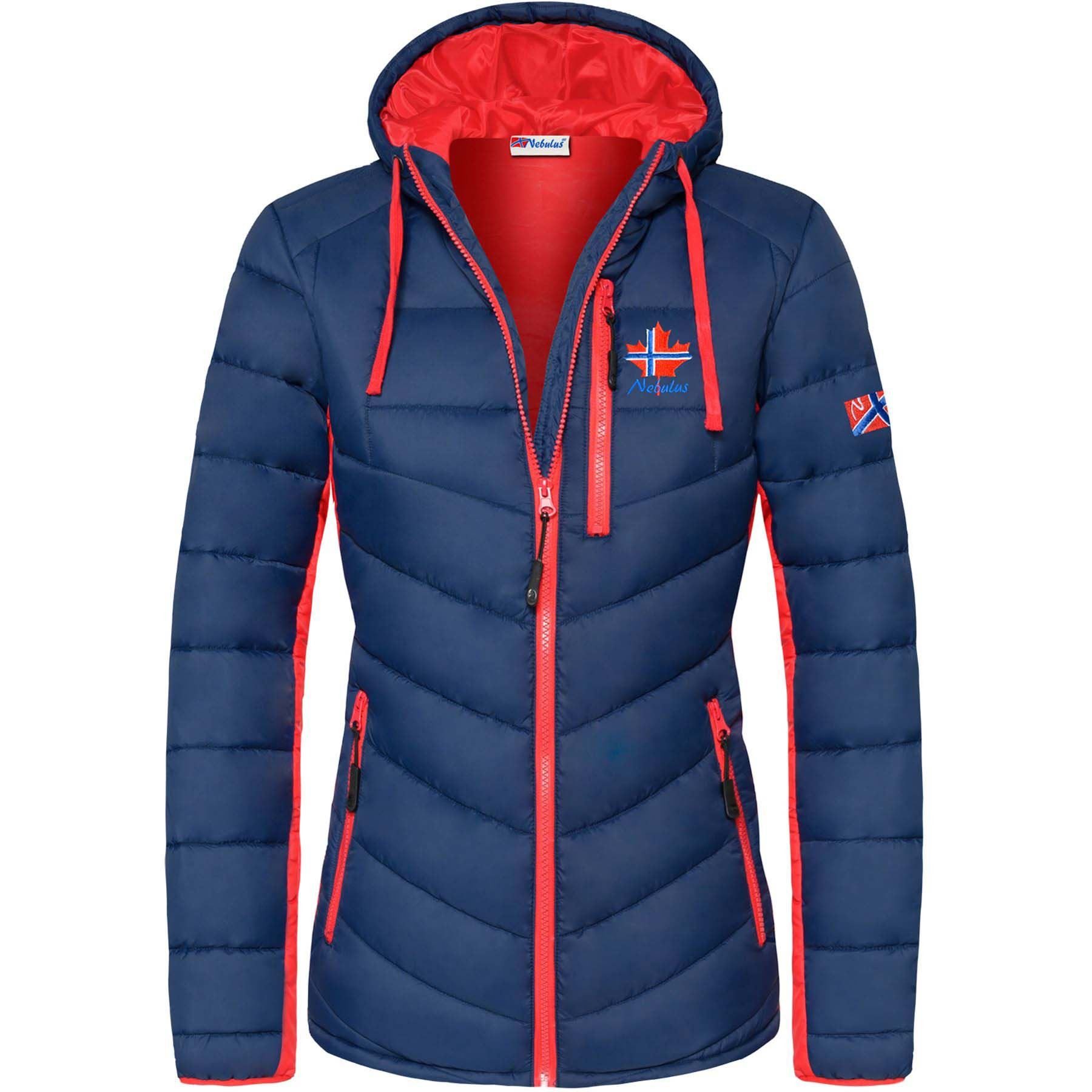 Nebulus Winterjacke MERIK, P4807 - Damen, navy-rot, M/38 günstig online kaufen