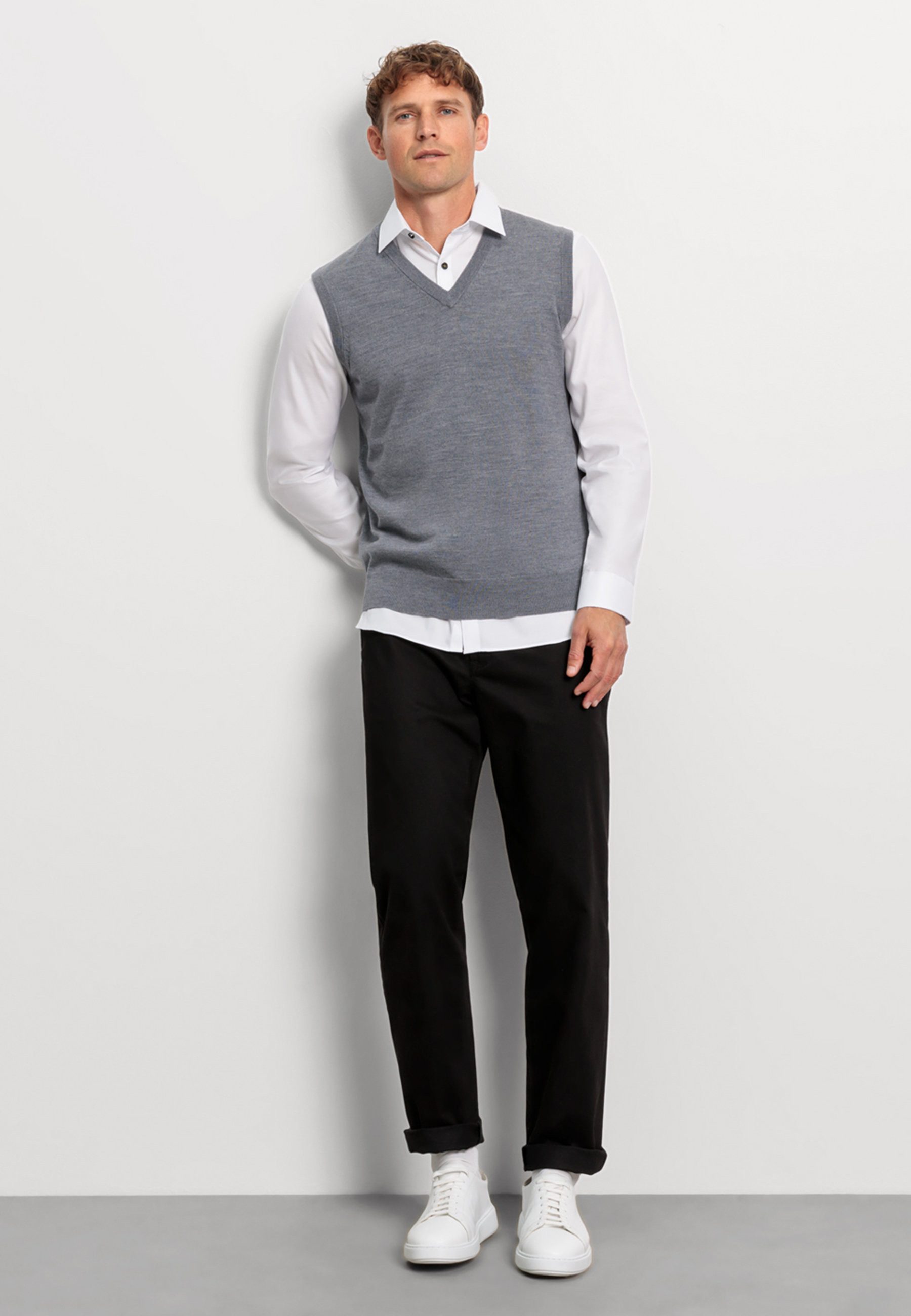 OLYMP Pullunder OLYMP Casual Strick, Pullunder