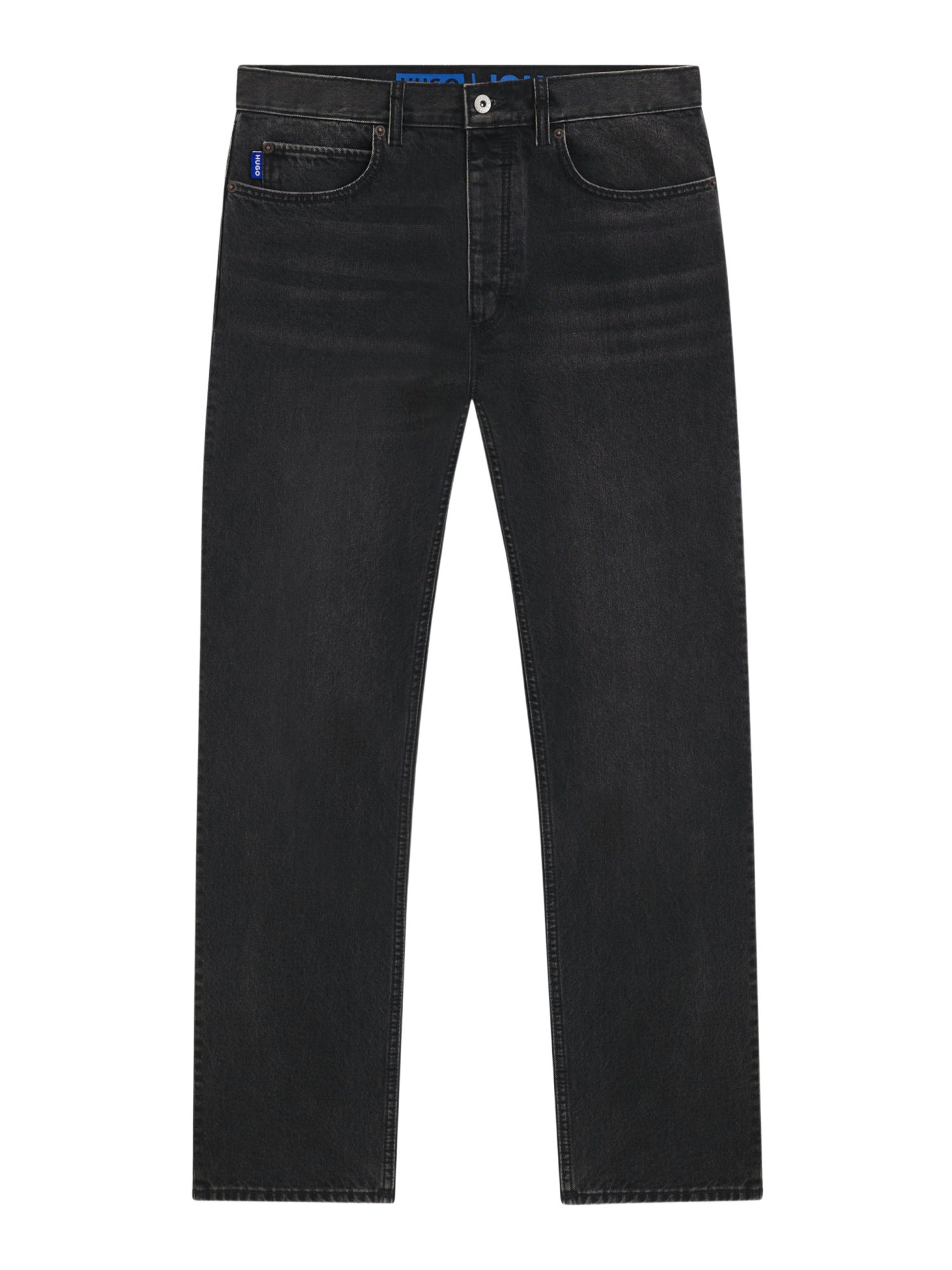 HUGO Blue 5-Pocket-Jeans HUGO Men BLUE schwarz,Casual,Baumwolle,Unifarben,Regular Fit,Mittel