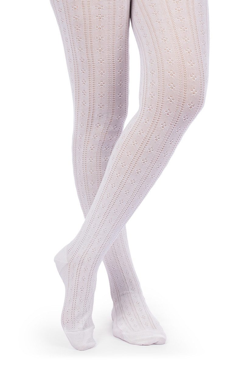 Lusana Trachtensocken Strumpfhose - DAGGI - weiß günstig online kaufen