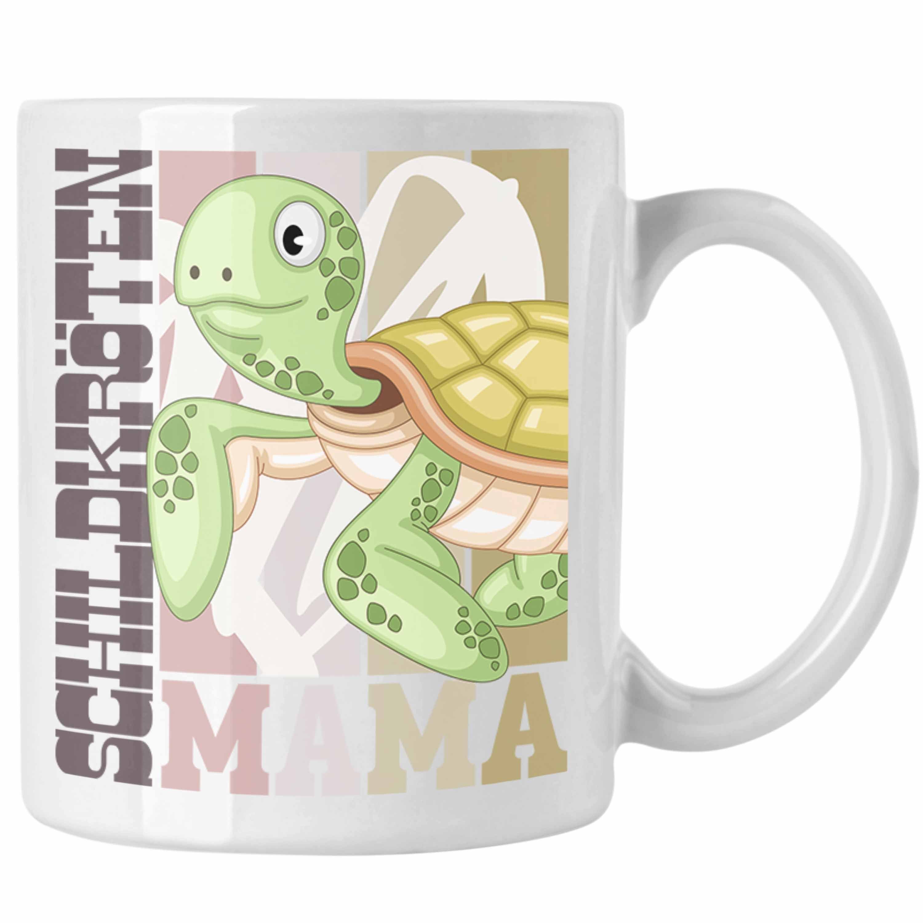 Schildkröten Trendation Besitze Schildkröten Tasse - Weiss Geschenk Tasse Mama für Trendation