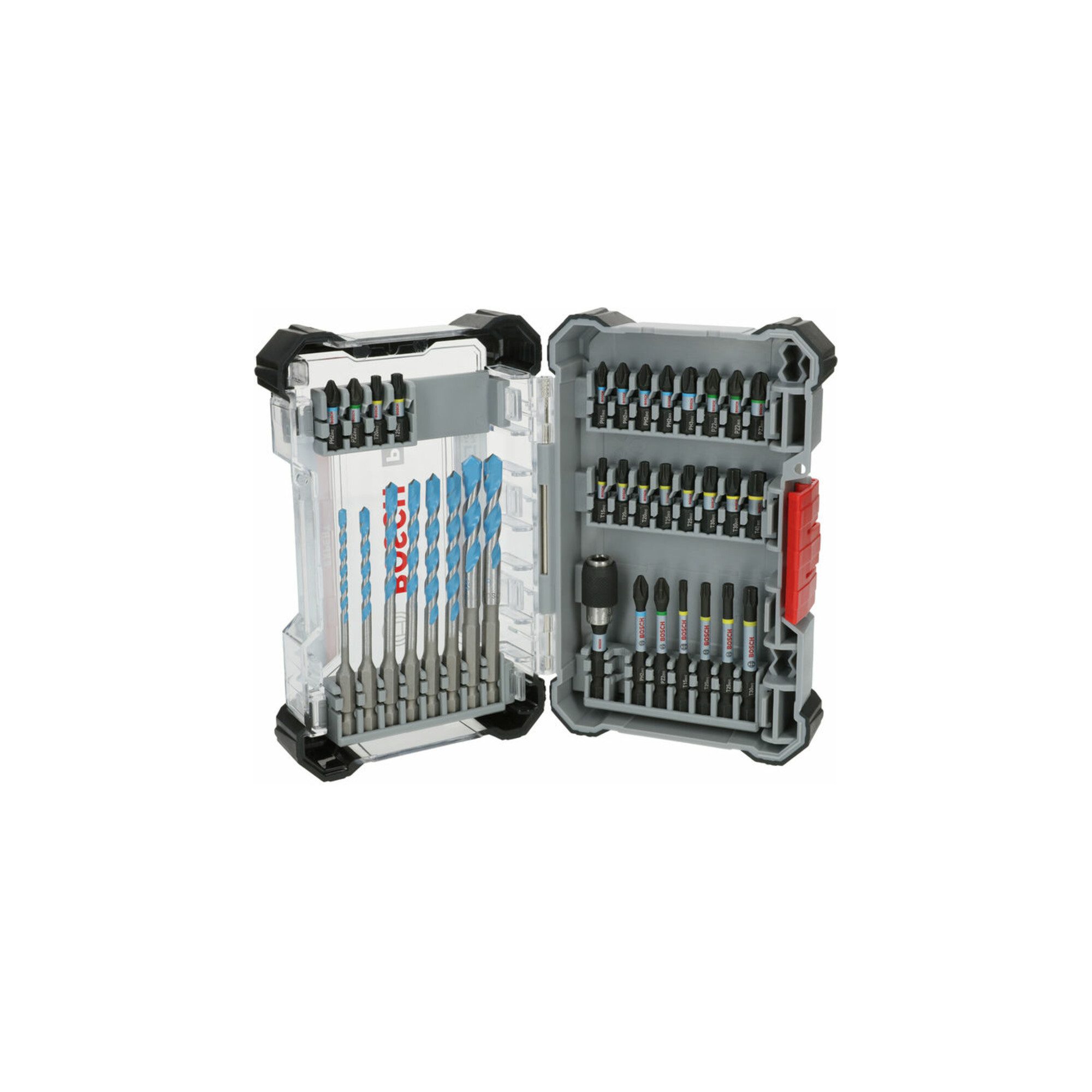 Bosch Professional Fliesenbohrer Bosch PRO Impact Gemischtes Set, Display, 6 x 35-tlg