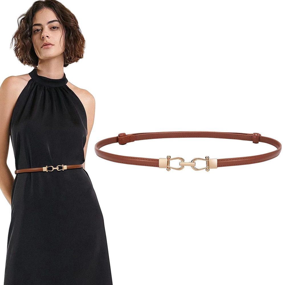 Bextsrack Hüftgürtel Damen Gürtel Dehnbar Retro Haken Gürtel Jeansgürtel