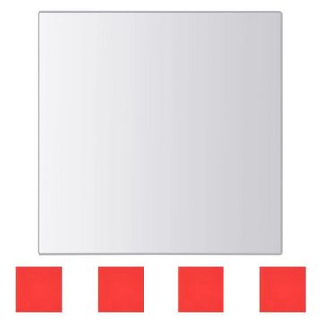 vidaXL Spiegel 24-tlg Spiegelfliesen-Set Quadratisch Glas