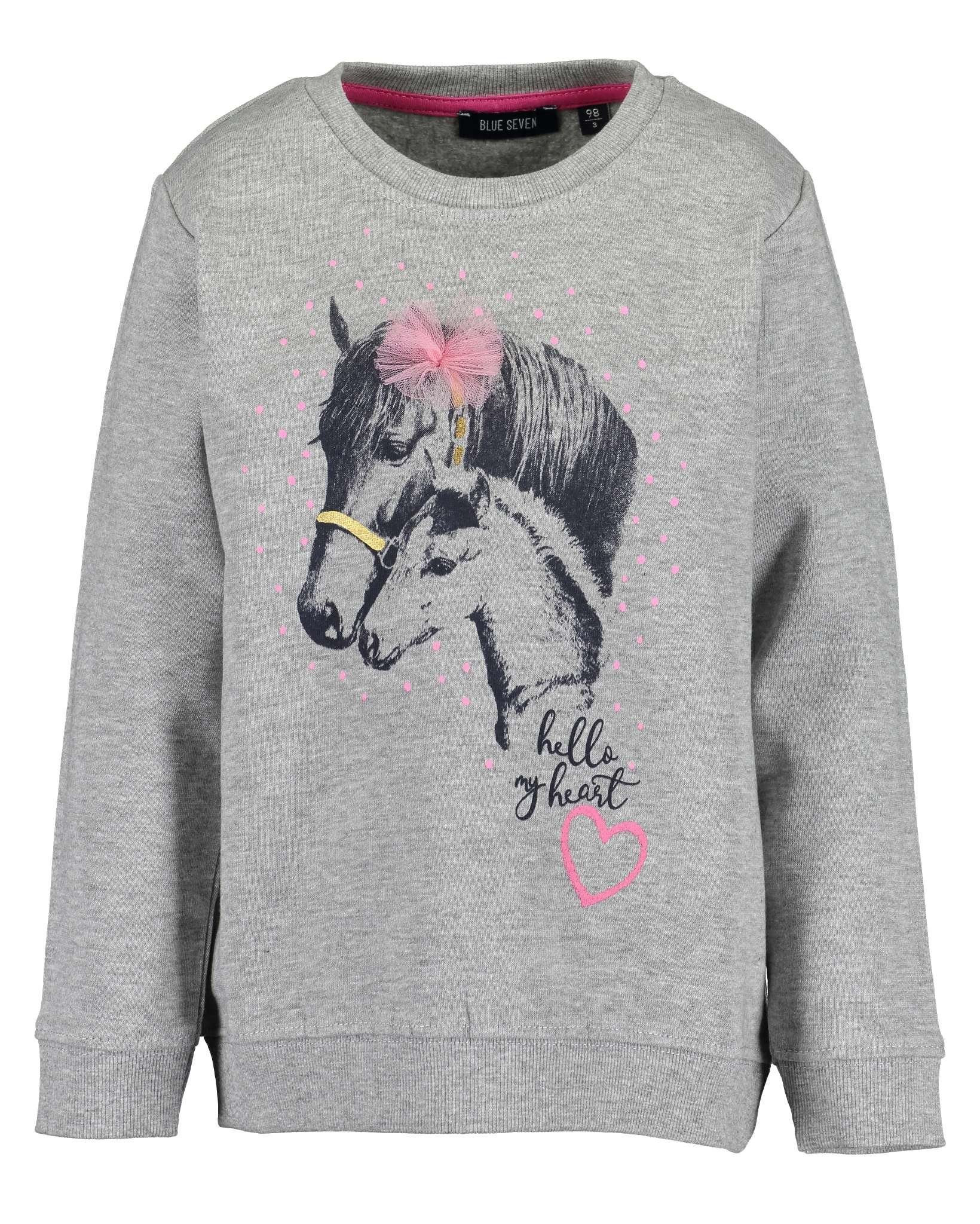 Blue Seven Sweatshirt »Blue Seven Mädchen Sweatshirt Pullover Pferde«  (1-tlg) online kaufen | OTTO