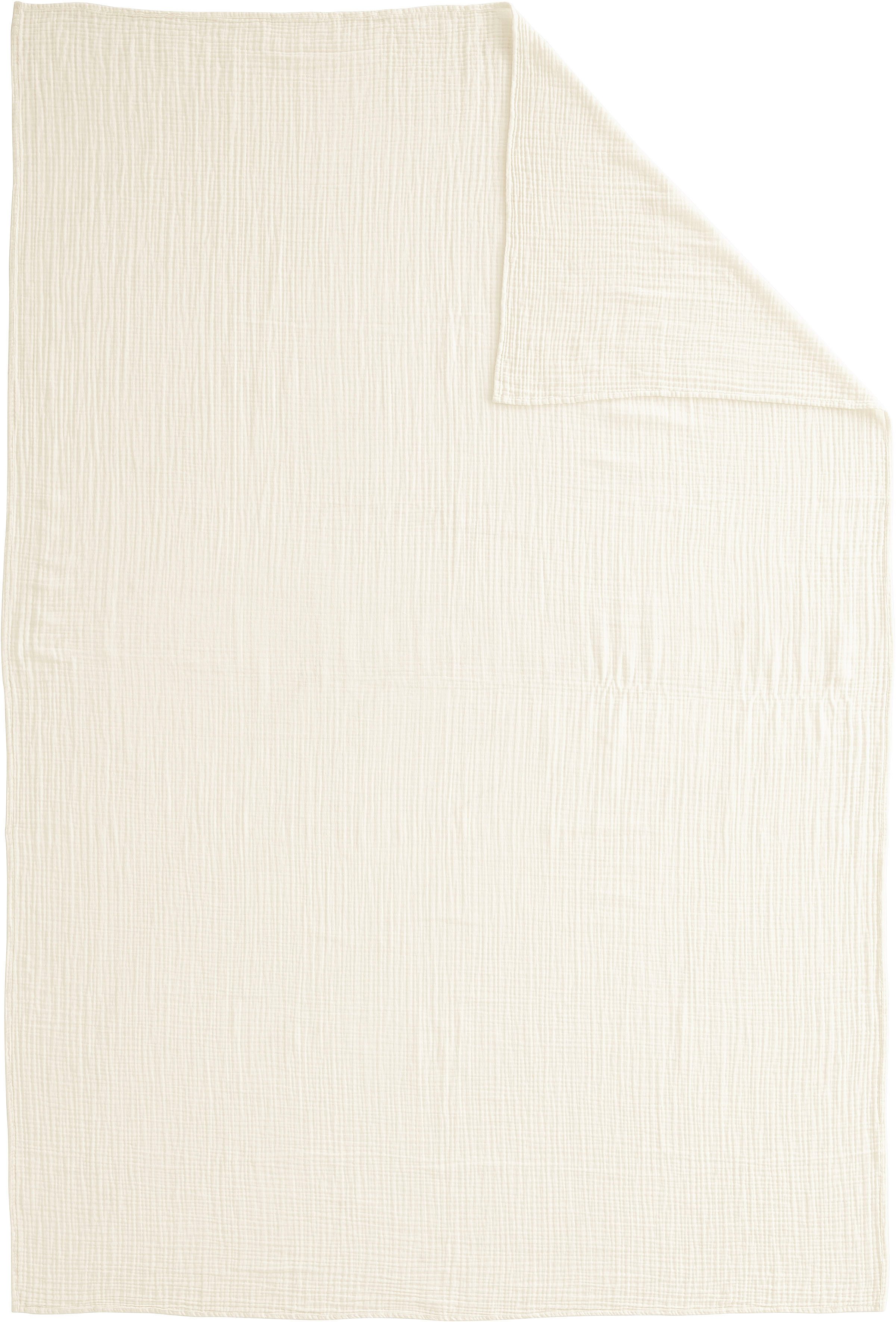 Wohndecke HEVIN, Musselin, 100% Baumwolle, Topseller!, LeGer Home by Lena Gercke, Tagesdecke im Baumwoll-Crinkle-Effekt, Musselin, Kuscheldecke – Bild 3 von 4