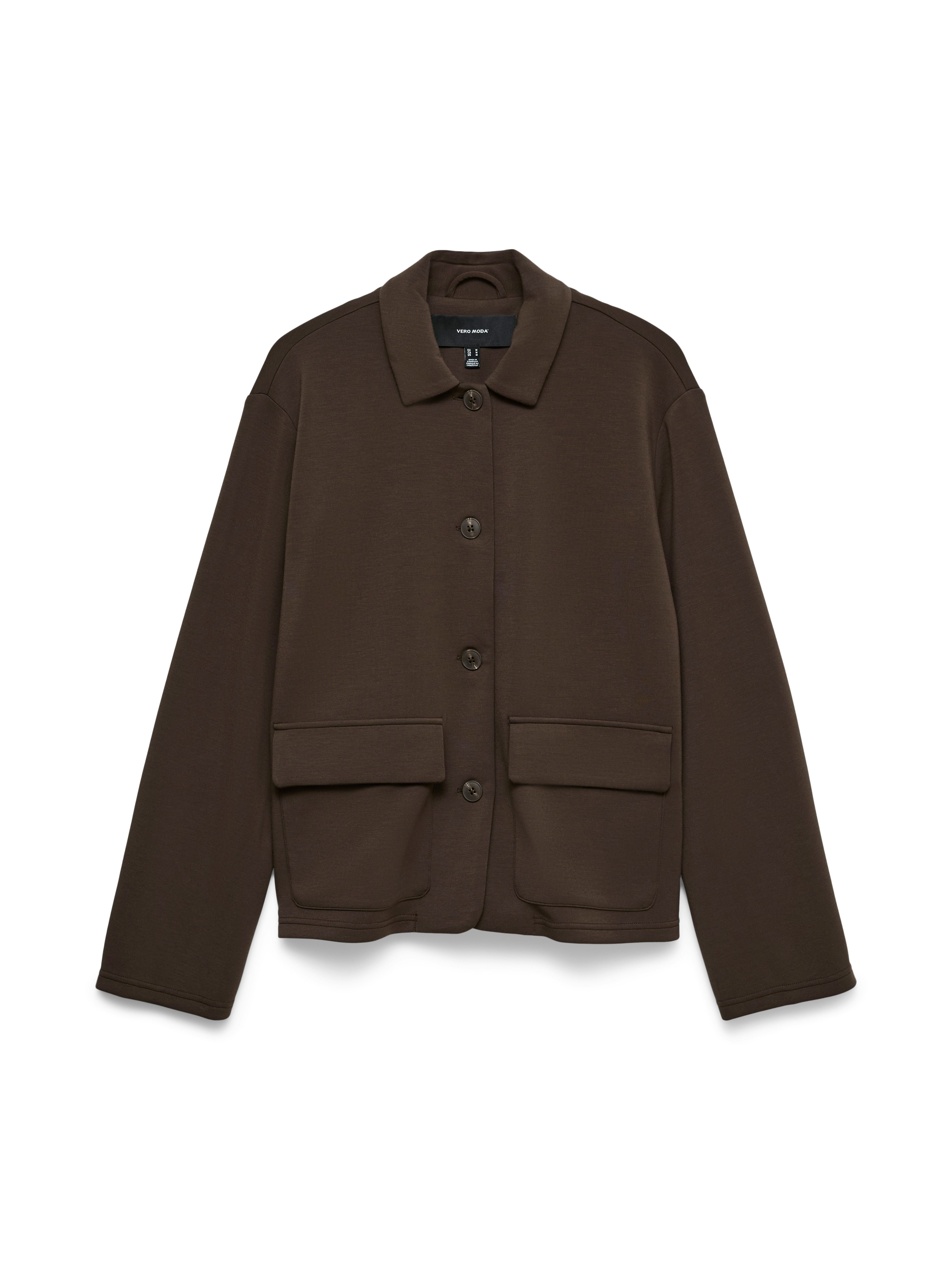 Vero Moda Jerseyblazer VMBELLIS LS JACKET NOOS Materialmix, mit Stretch