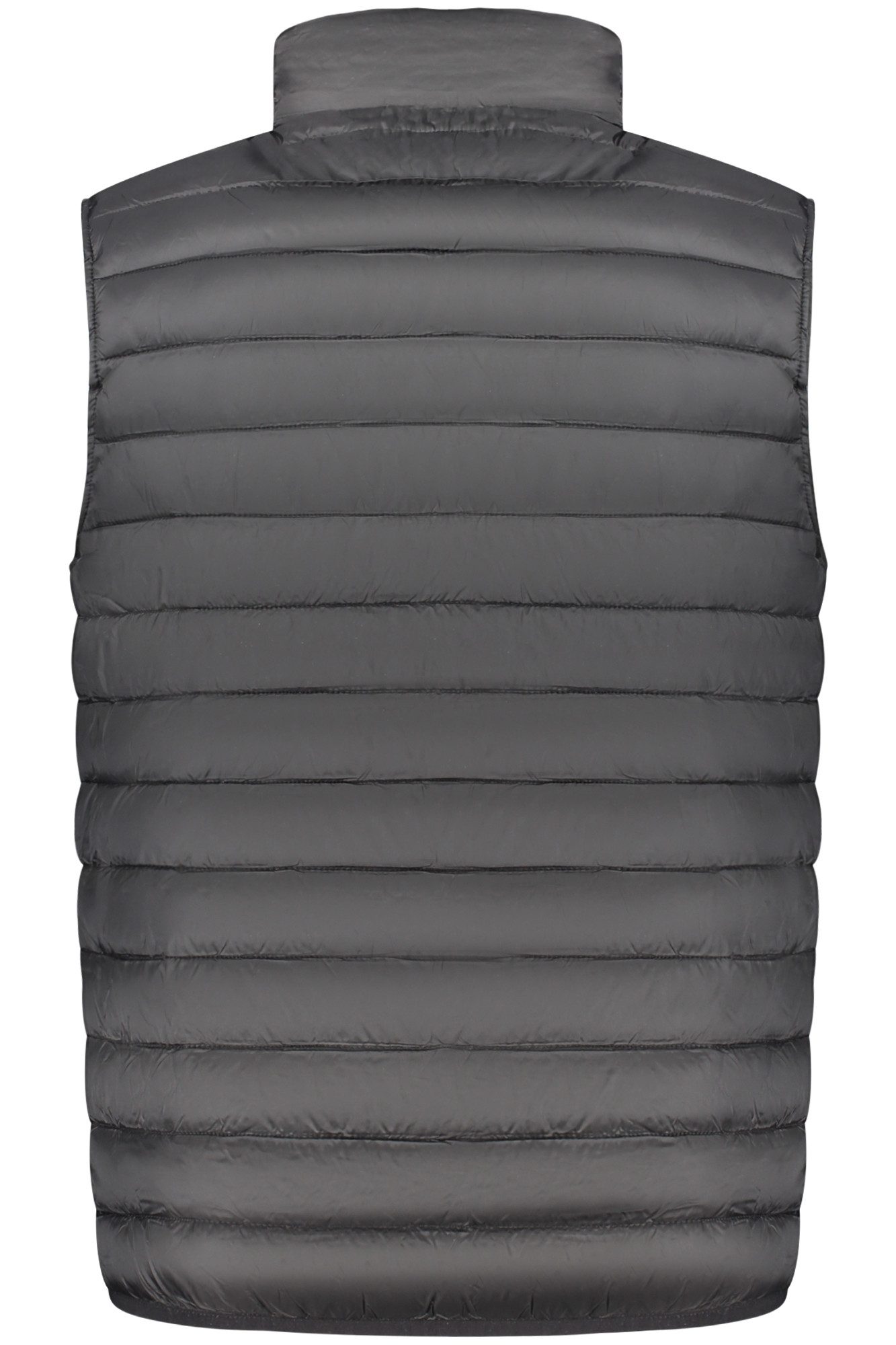 Cavalli Class Outdoorjacke Ärmellose Herrenweste in Schwarz mit Taschen und stilvoller Applikati
