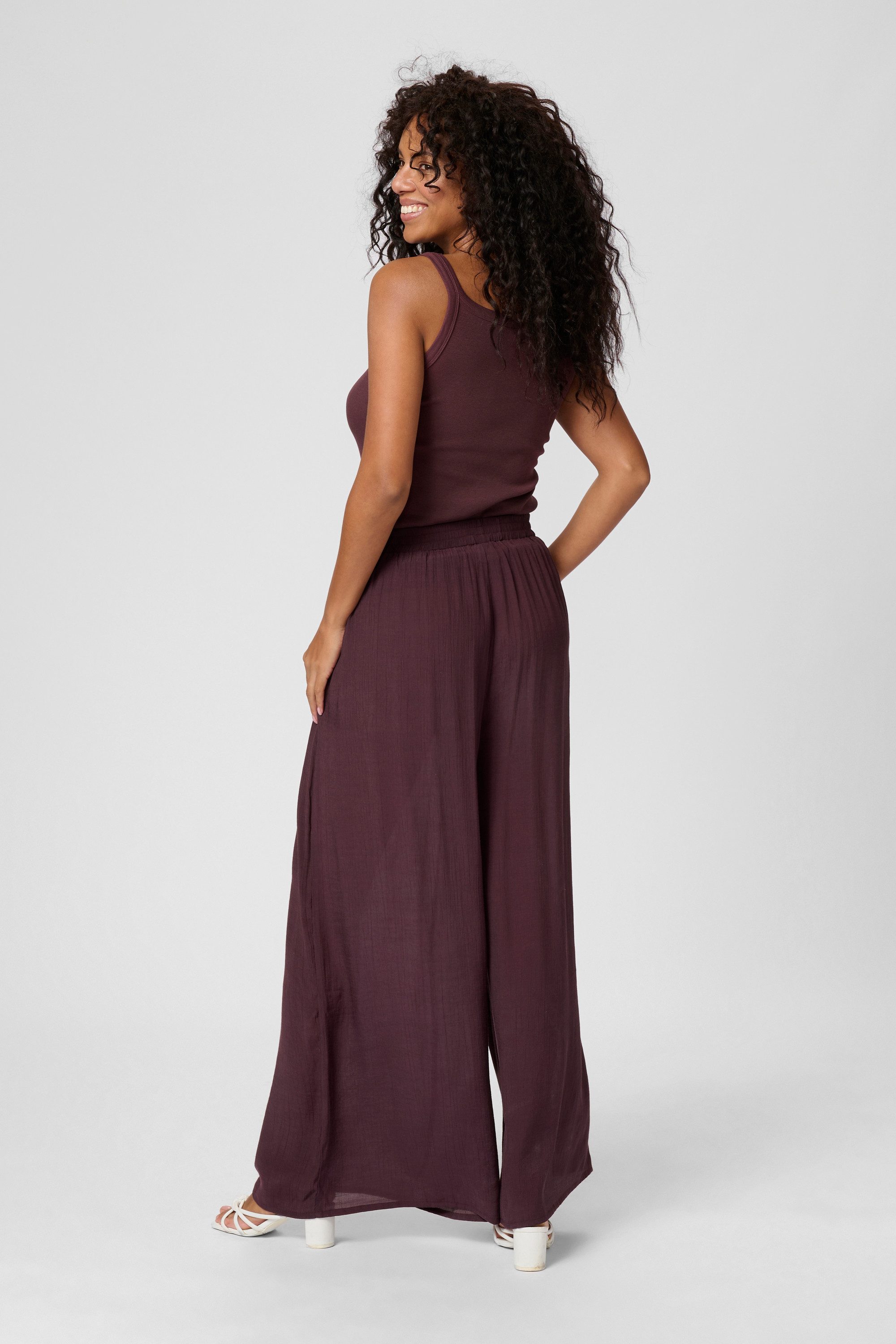 KAFFE Stoffhose Casual Hose KAanja günstig online kaufen