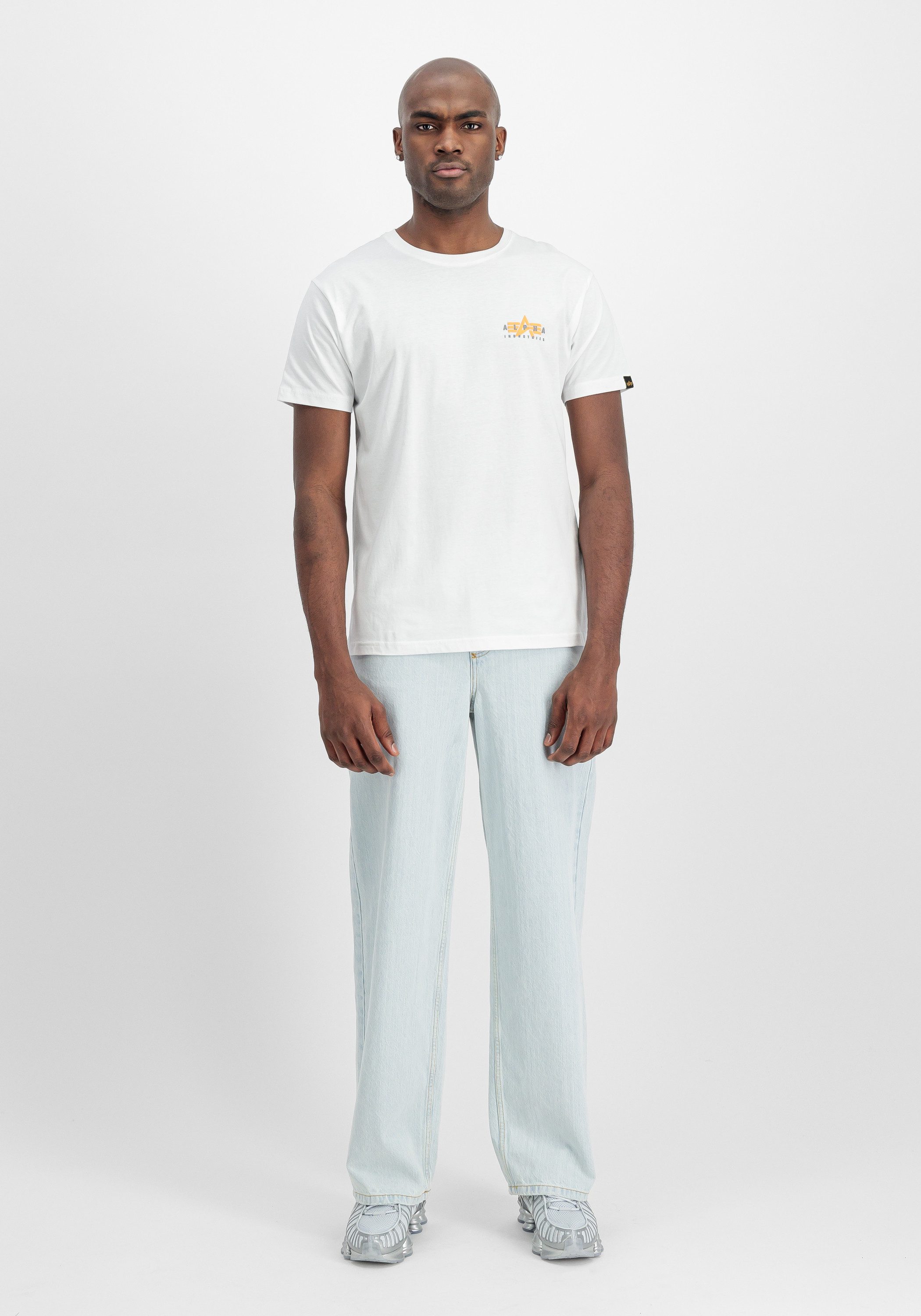 Alpha Industries T-Shirt Puff Print Logo Backprint T-Shirt