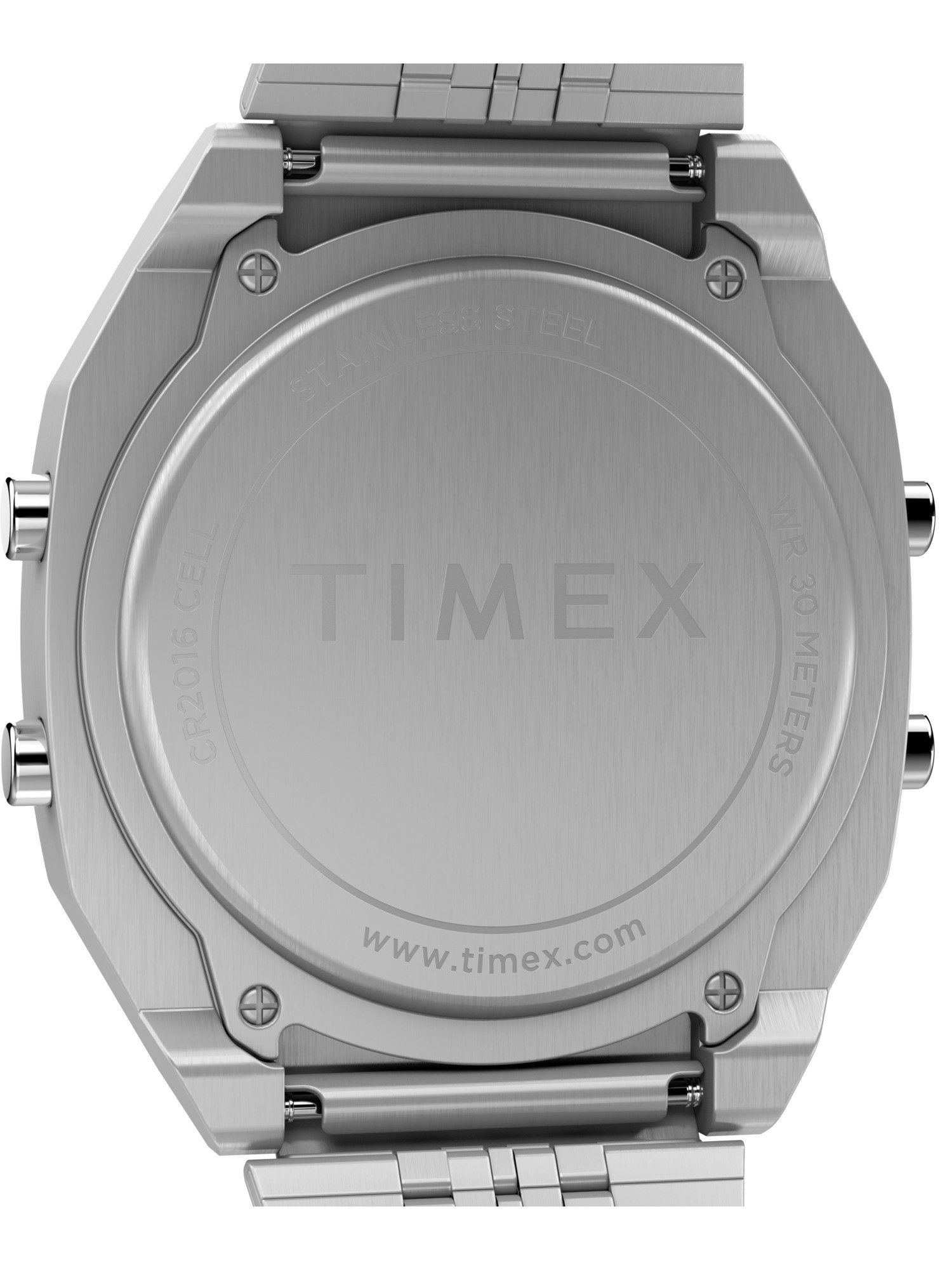 Timex Quarzuhr Timex T80 Steel, (1-tlg), Digitaluhr