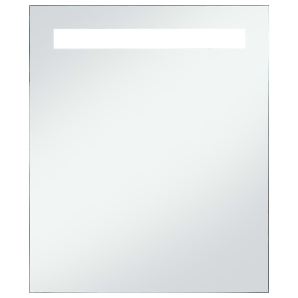 50x60 Badezimmer-Wandspiegel vidaXL LEDs (1-St) cm Spiegel mit
