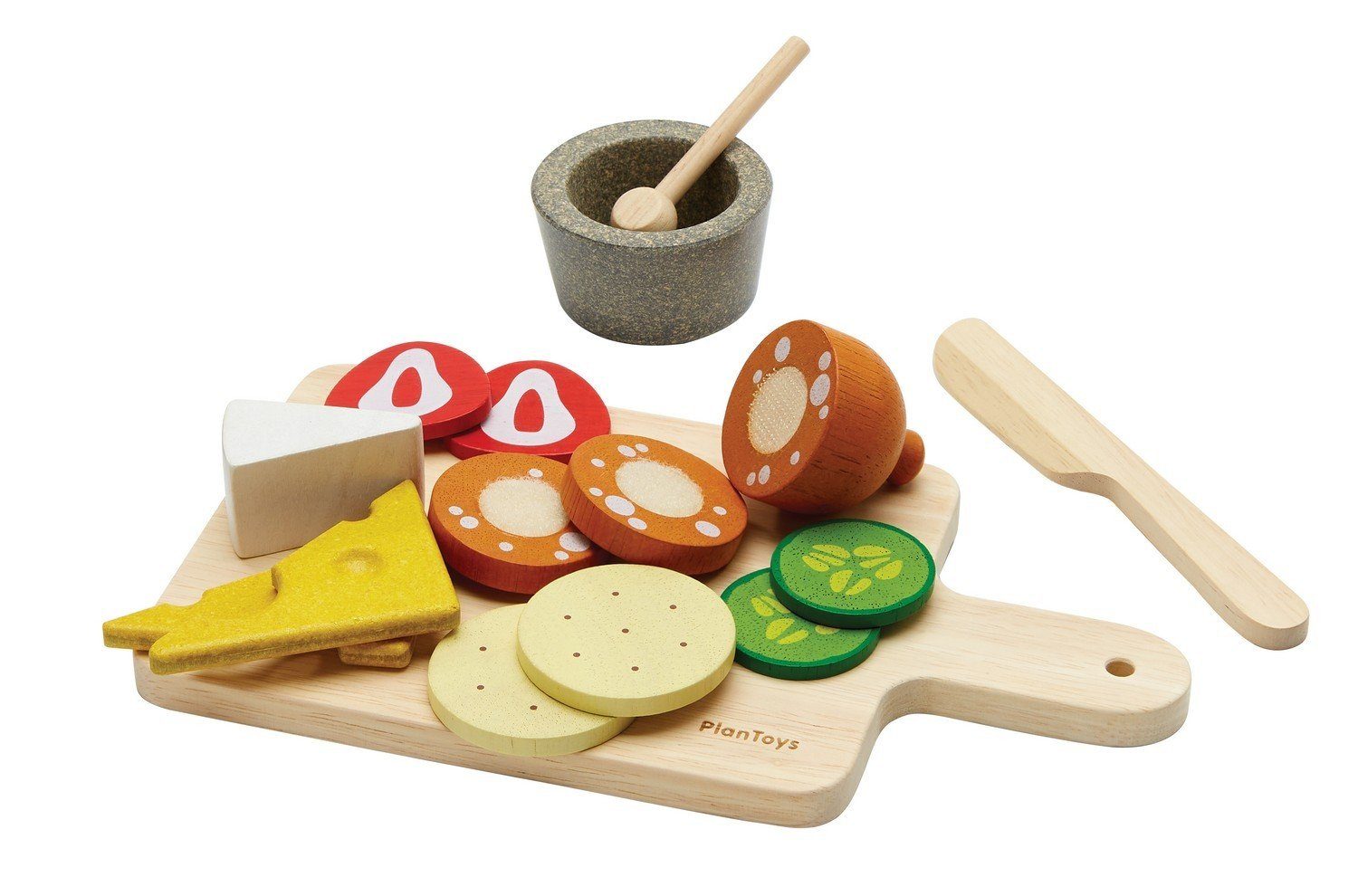Plantoys Spiellebensmittel Brotzeit, (Komplettset)