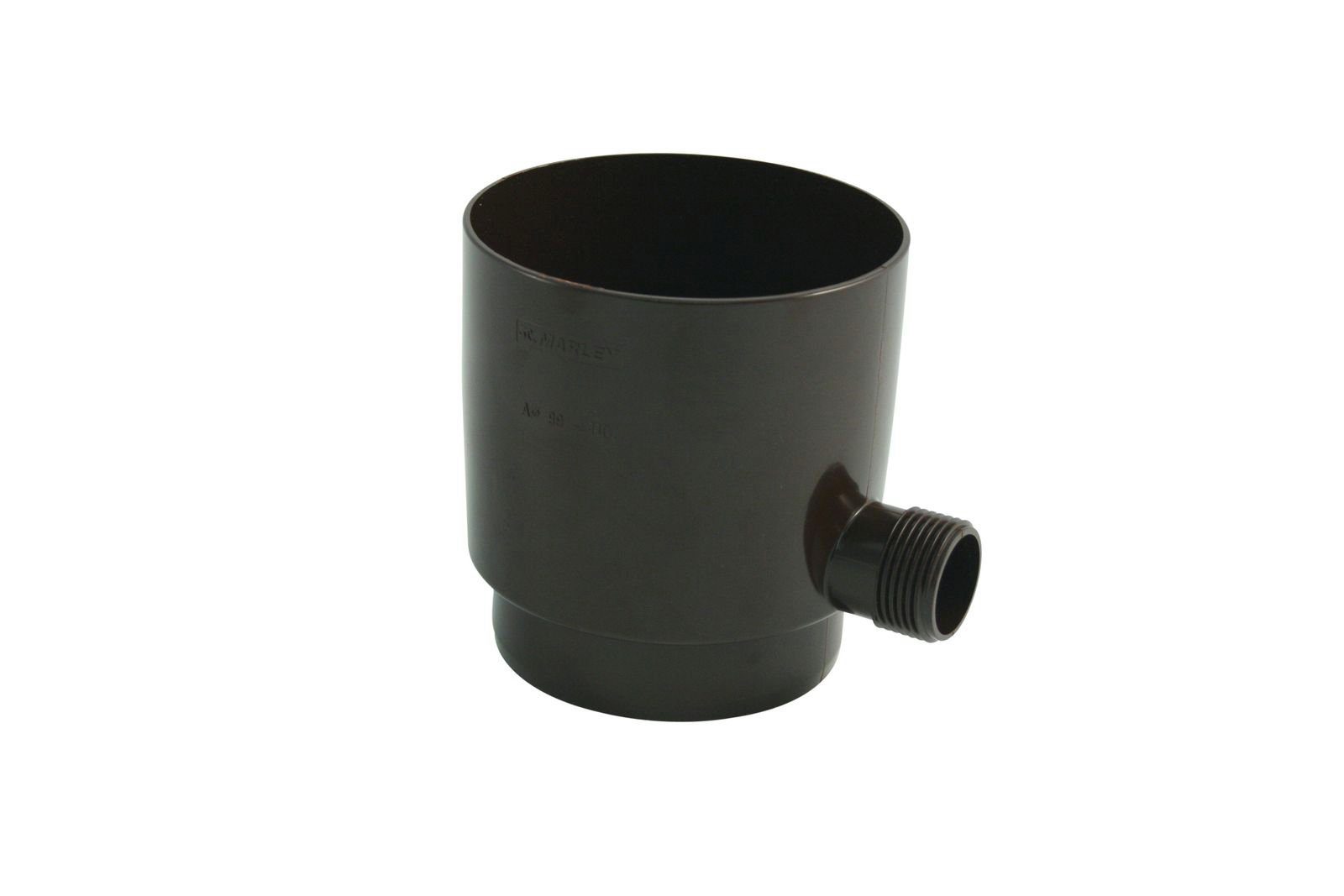 Marley Deutschland GmbH Entwässerungsrinne Regensammler + Überlaufstop DN 105mm braun, 1-St., Hoher Wirkungsgrad >95%