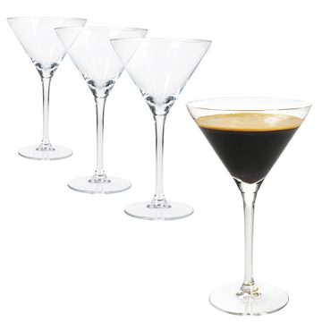 MamboCat Cocktailglas 4x Espresso Martini Helene Gläser 150ml mit Fuß Cocktailglas Feier, Glas