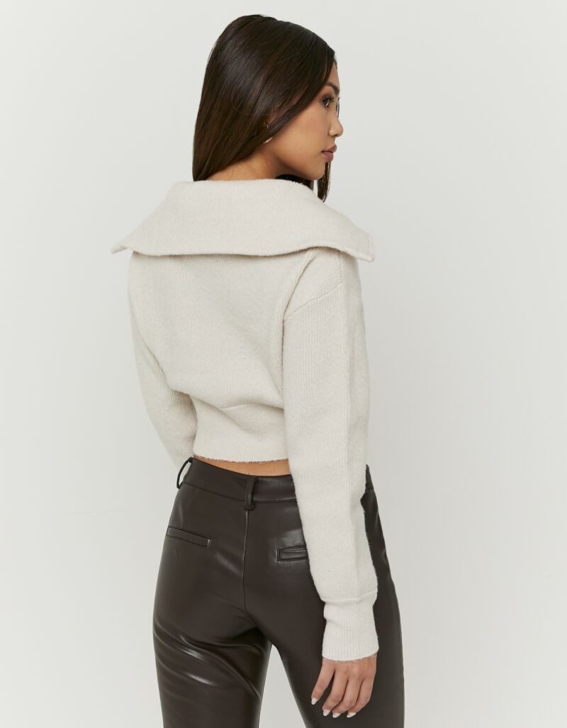 Tally Weijl Strickjacke SCAPEAJANI2 Materialmix, cropped