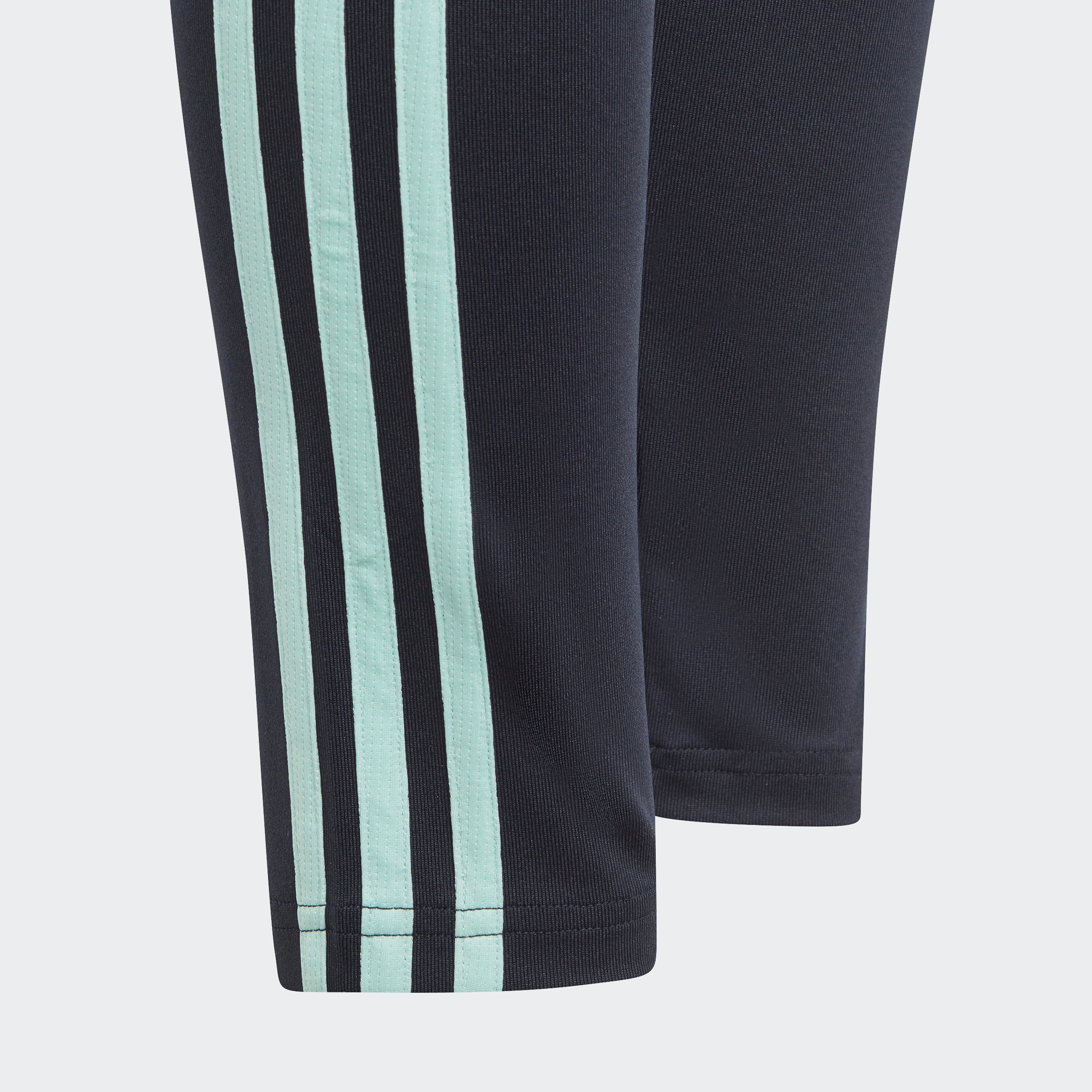 adidas Sportswear Trainingstights ESSENTIALS Semi / (1-tlg) Ink 3STREIFEN Legend Aqua HIGHWAISTED AEROREADY Flash