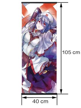 GalaxyCat Poster Monster Girl Doctor Rollbild aus Stoff, Kakemono 105x40cm, Anime, Saphentite Neikes, Saphentite Neikes Rollbild / Kakemono