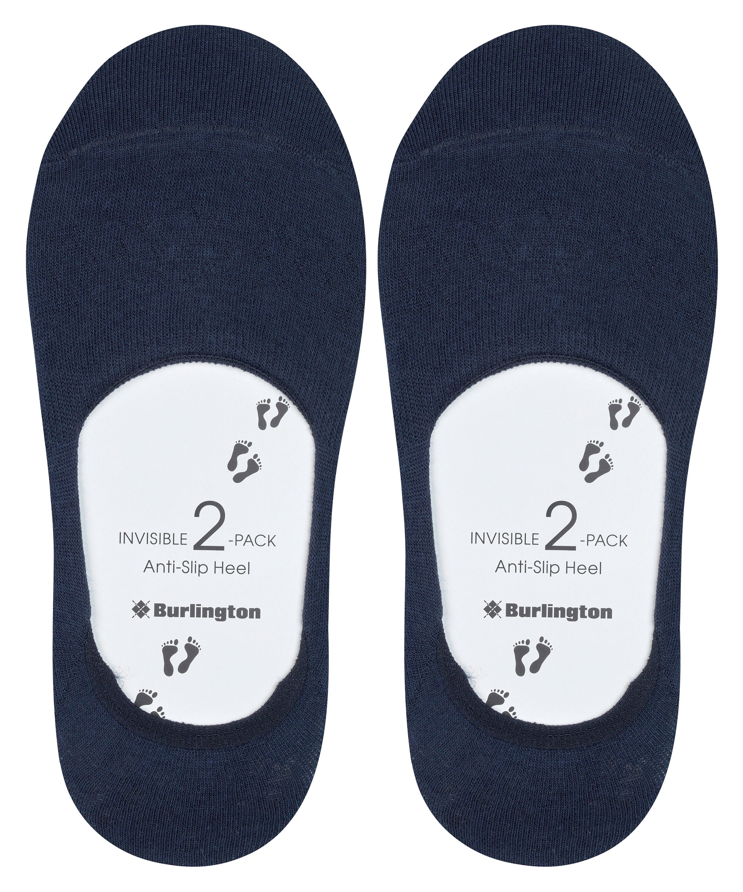 Burlington Füßlinge Everyday 2-Pack Füßlinge mit Anti-Slip-System (2-Paar) mit Anti-Slip-System