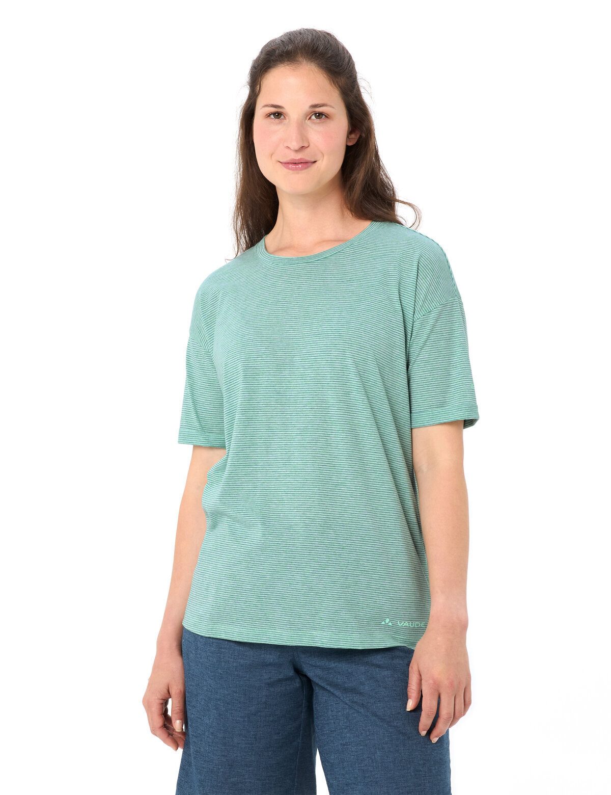 VAUDE T-Shirt Women's Mineo Striped T-Shirt (1-tlg) schnelltrocknendes und funktionelles Shirt