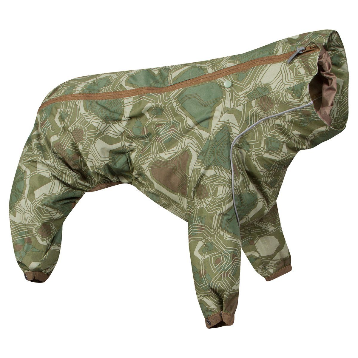 HURTTA Hundeoverall Regen-Overall Downpour Suit grün camouflage