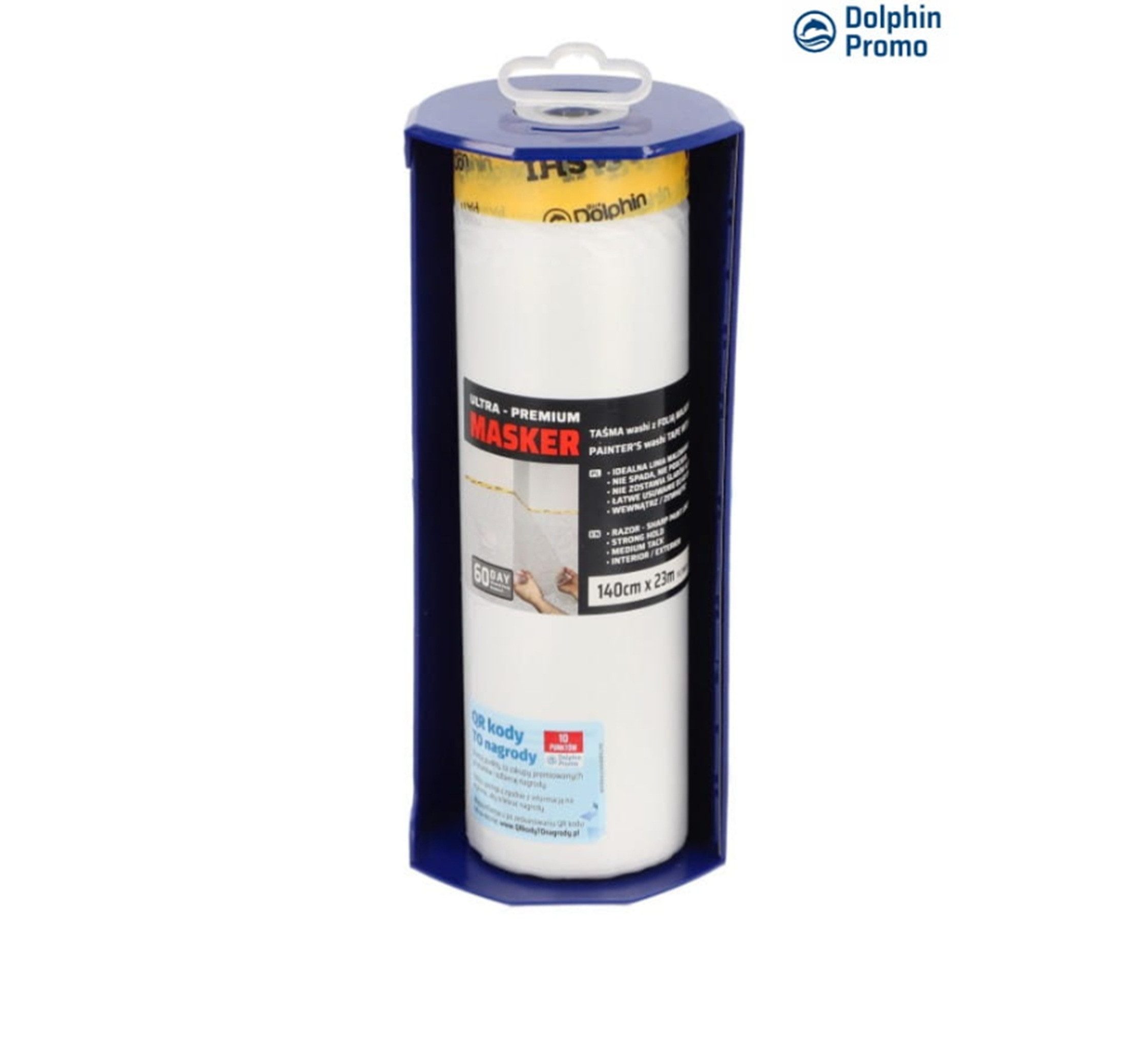 BlueDolphin Abdeckfolie WASHI Masker Set mit Präzisions-Washi-Band und Dispenser