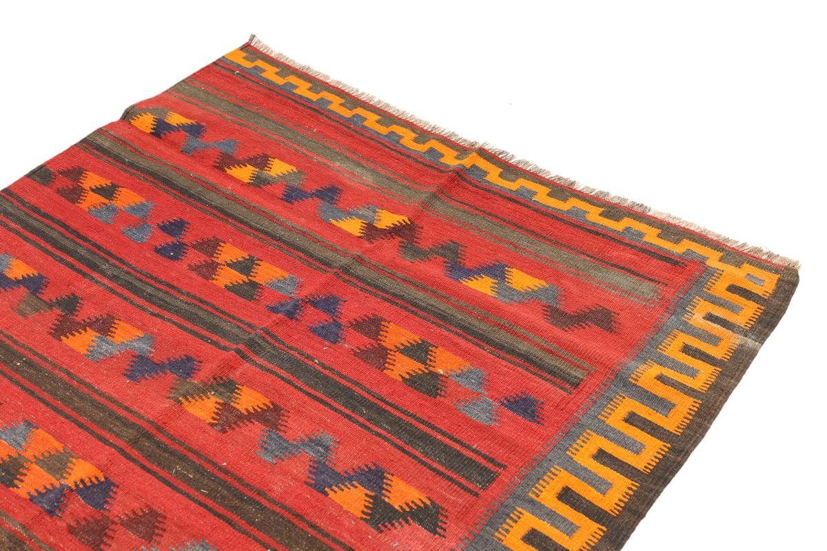 mm Orientteppich Nain Trading, Handgewebter 125x208 Höhe: Afghan rechteckig, Antik Orientteppich, 3 Kelim