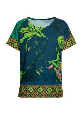 Trigema T-Shirt TRIGEMA T-Shirt mit abstraktem Design (1-tlg)