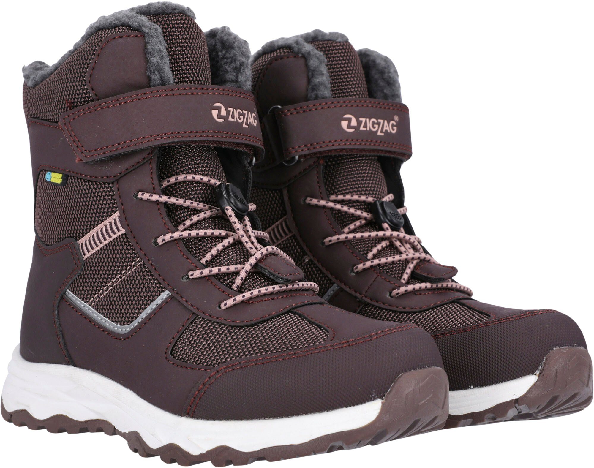 Balful wasserdicht WP und Winterboots ZIGZAG wärmend aubergine