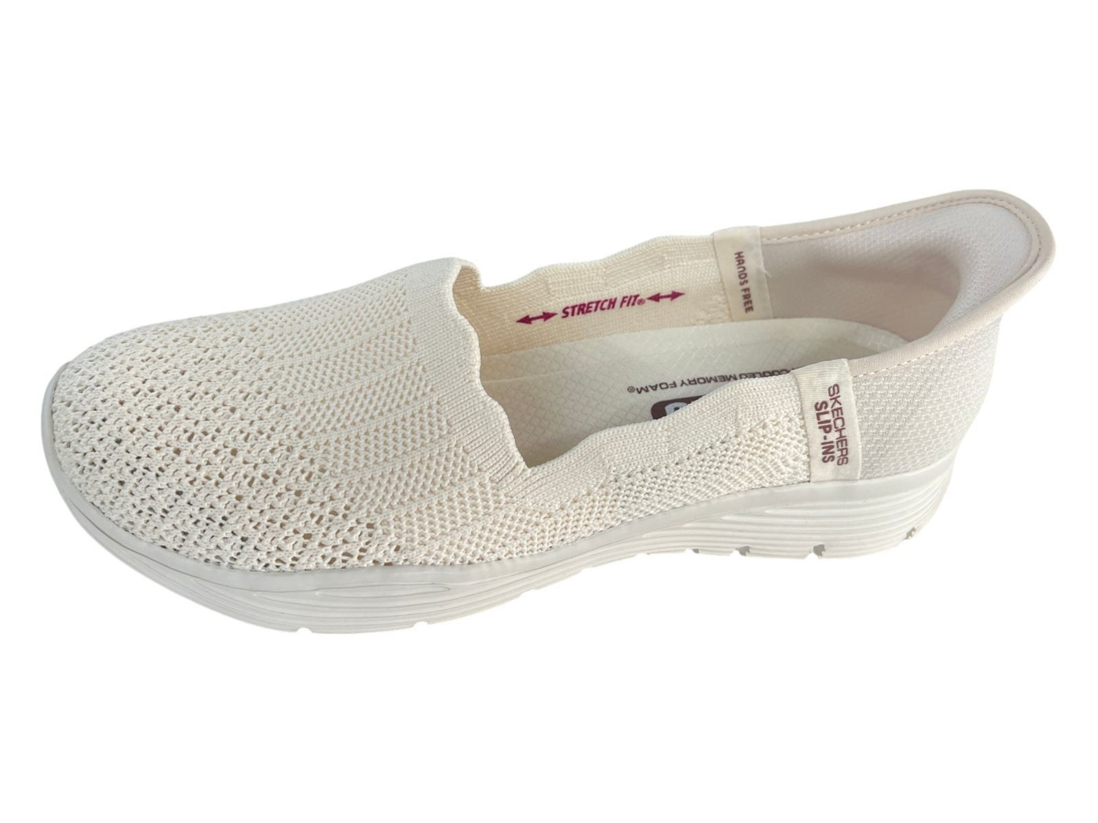 Skechers Skechers Damen SLIP-INS SEAGER-BELIEVE IT 158980/OFWT OFF WHITE Slipper