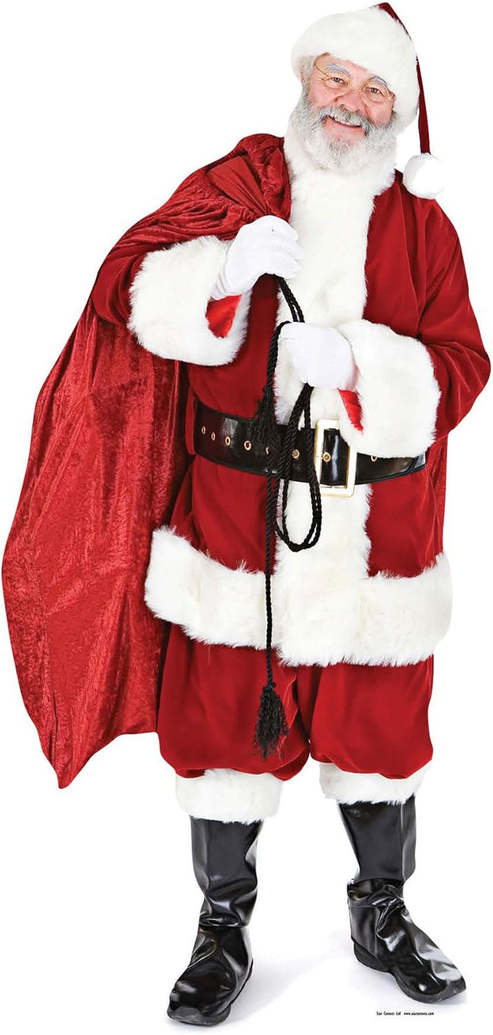 Dekofigur Weihnachten - Pappaufsteller - Weihnachtsmann