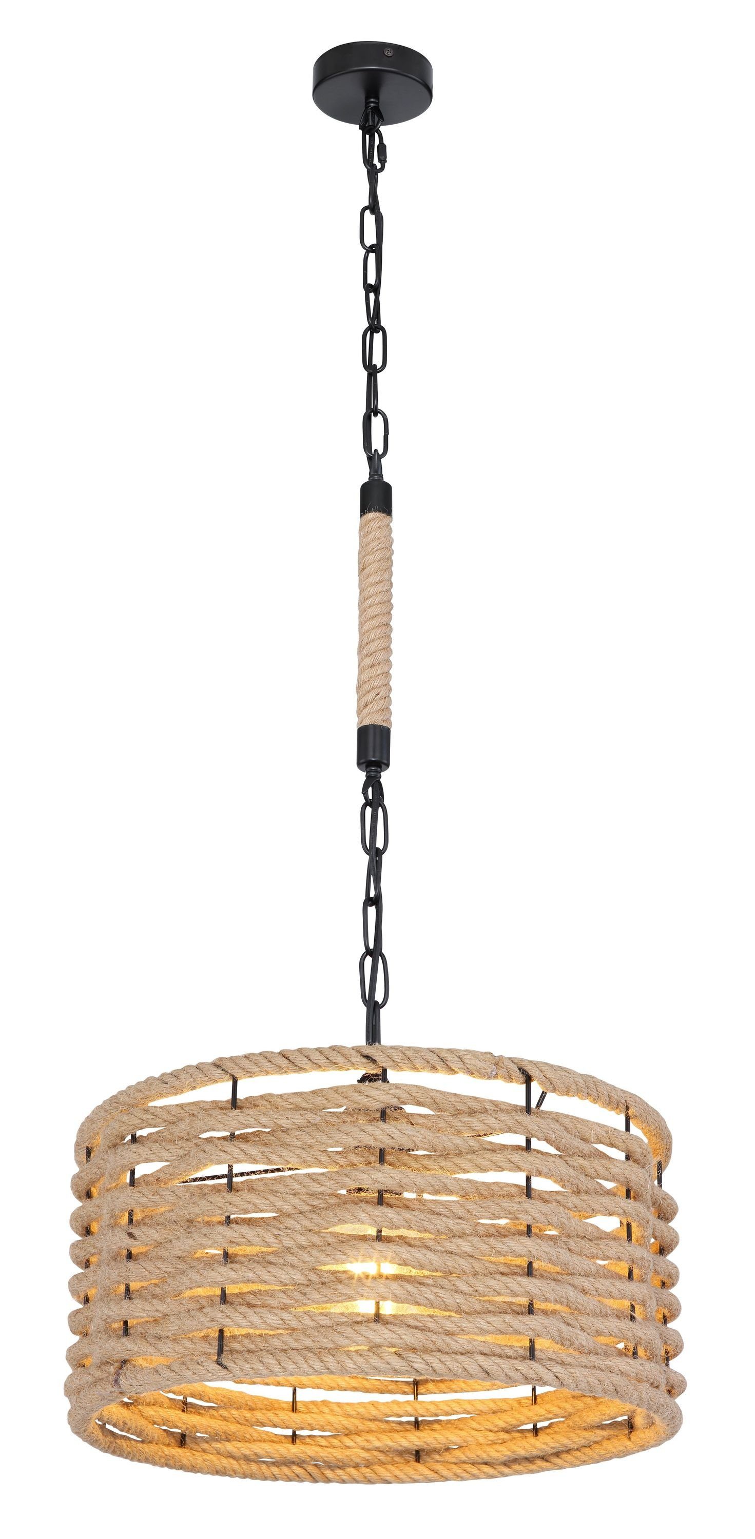 HALIA braun LEUCHTEN Hängeleuchte cm (DH GLOBO Lighting GLOBO 40x150 cm) 40x150 Hängeleuchte, DH Hängeleuchte