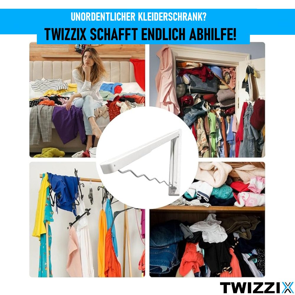 MAVURA Mehrfach-Kleiderbügel TWIZZIX Kleiderbügel Kleiderhaken Klappbar günstig online kaufen