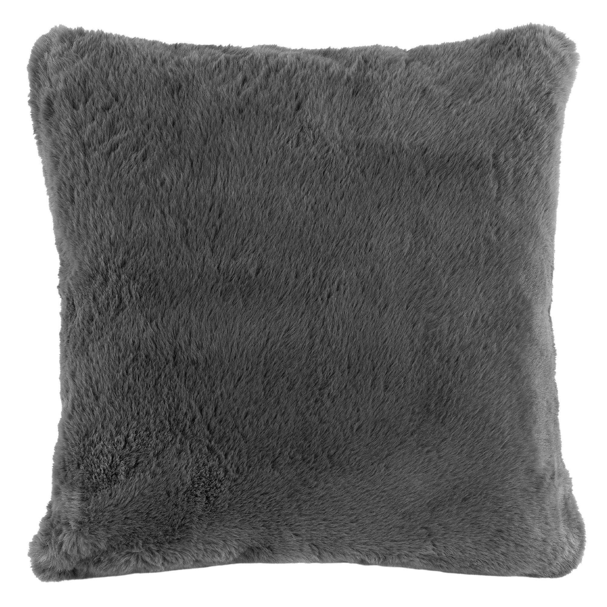 REALLaxx Fellkissen Eliane, 45x45cm, kuscheliges Sofakissen, Bezug inkl. Fü günstig online kaufen