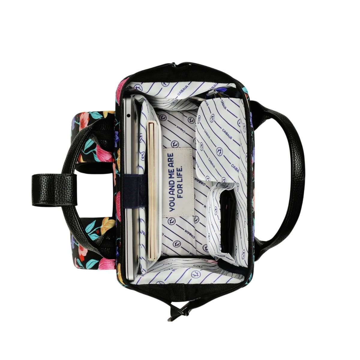 CABAIA Rucksack Adventurer Small Genoa (kein Set), Tagesrucksack mit austauschbaren Vordertaschen