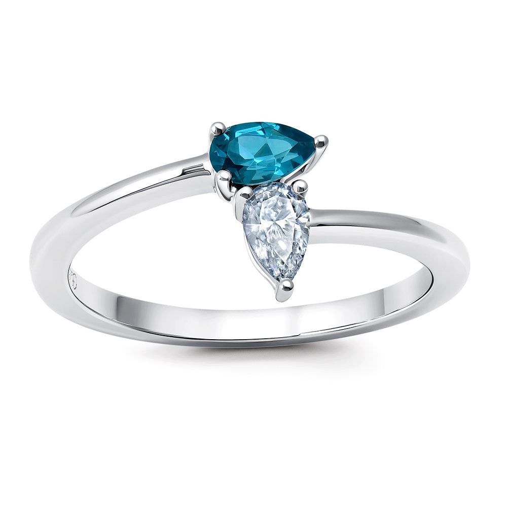 Diamantring 0.8ct,Ring Damen 585 Echtgold,Diamant Ring Damen,Saphirring,Eheringe