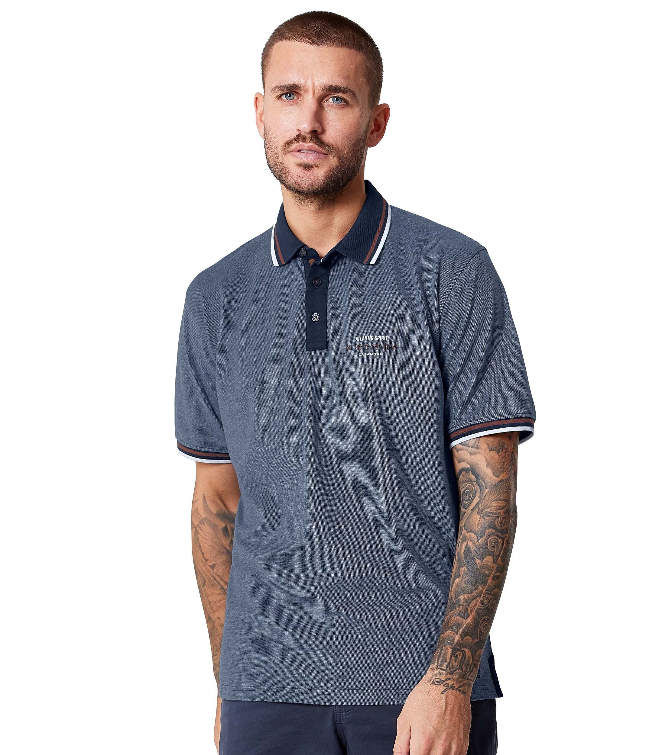 Poloshirt CASAMODA Polo-Shirt uni