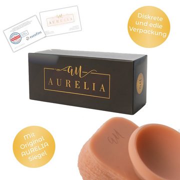 Aurelia Dildo Aurelia Sexspielzeug für Frauen und Männer-mit extra starkem Saugnapf, mit Hoden und Saugfuß, mit biegsamen Schaft, mit Venen und Eichel