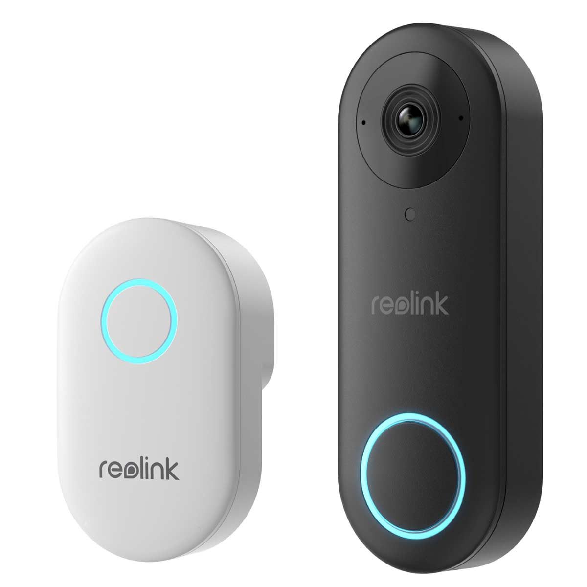 Reolink Video-Türsprechanlage D340W Video Doorbell WiFi 5 MP Video-Türklingel mit Gong (2-tlg., Personenerkennung)