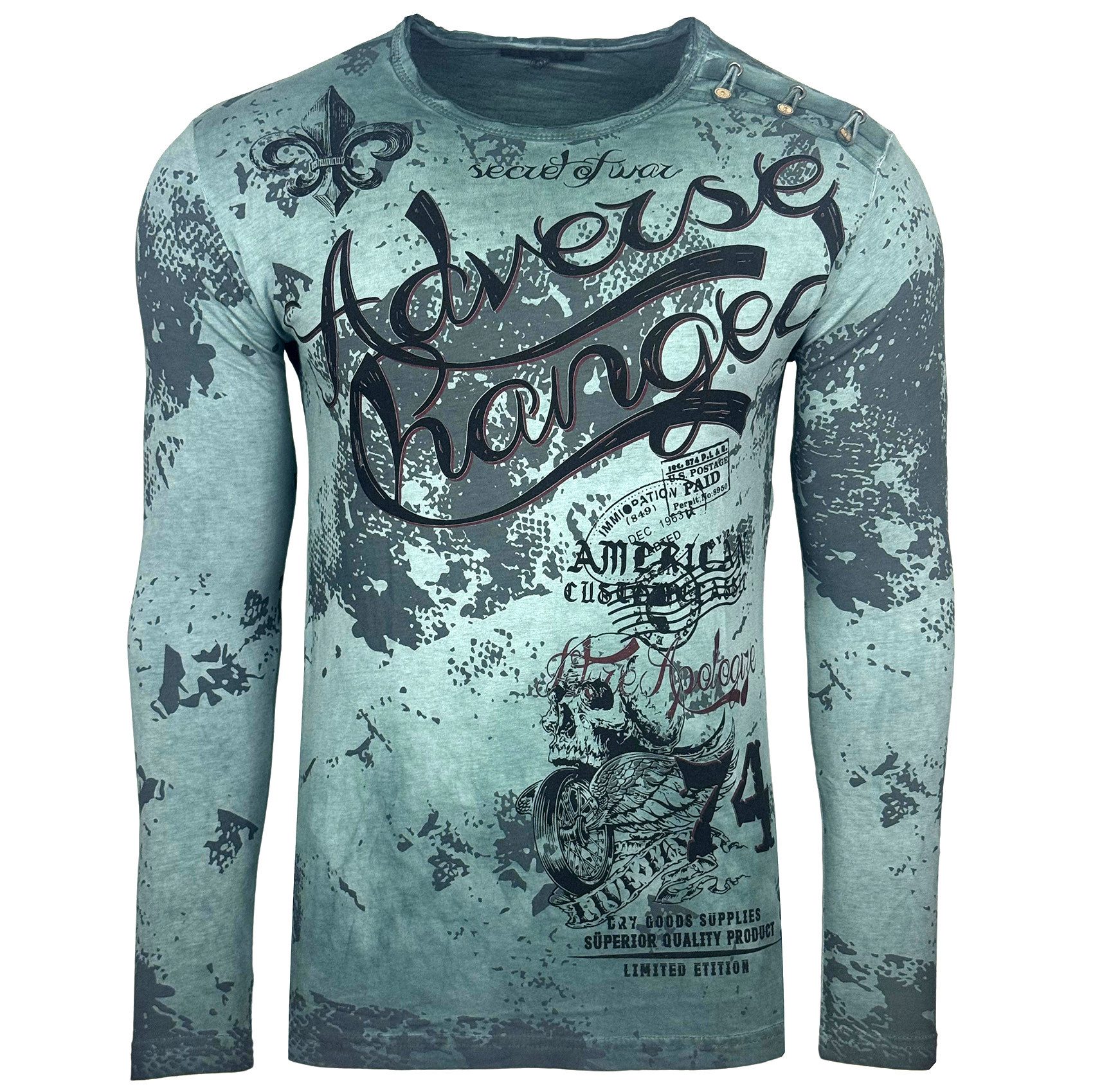 Baxboy Longshirt Baxboy Herren Longsleeve Langarmshirt Shirt Mit Rundhalskr günstig online kaufen